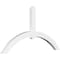 Ekena Millwork Archdale Architectural Grade PVC Gable Bracket, 96"W x 52"H x 4"D x 6"F, 13/12 Pitch GBP096X52X0406ARC00 - alternate 1